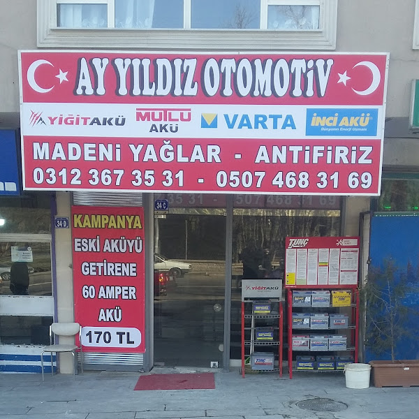 Ayyıldız Ankara Akü 7/24 yol yardım