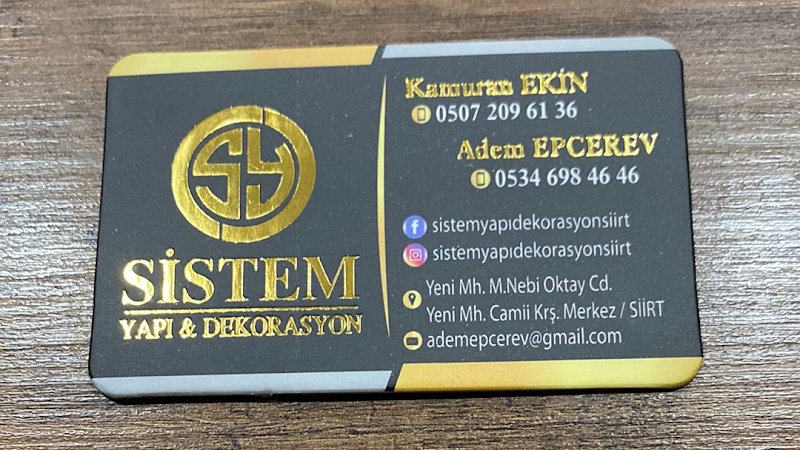 sistem yapı dekorasyon