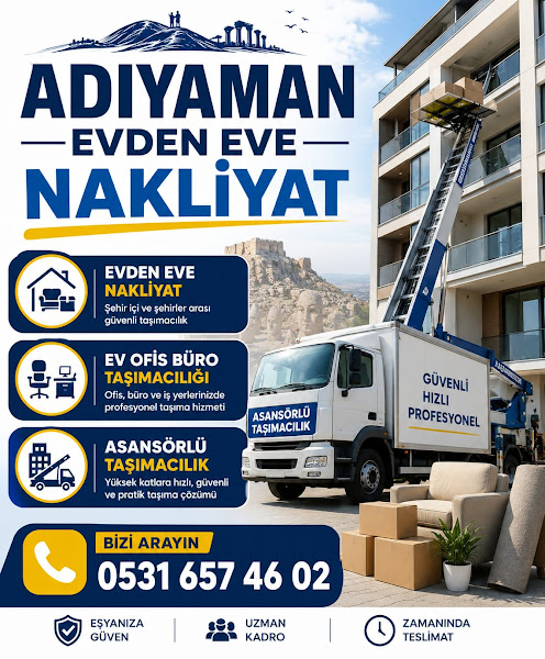 Adıyaman evden eve nakliyat
