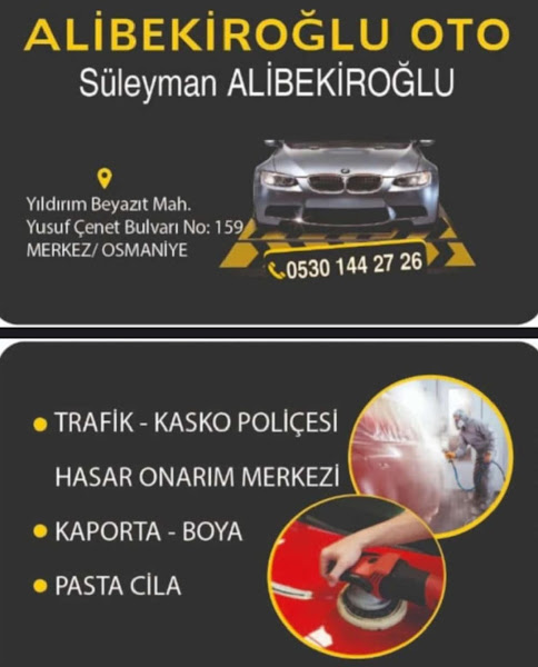 ALİBEKİROĞLU OTO KAPORTA VE BOYA