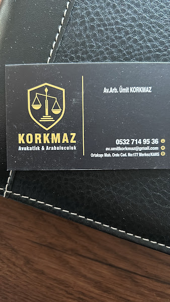Avukat Ümit Korkmaz Hukuk Bürosu ve Arabuluculuk Kars