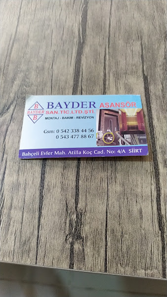 Bayder Asansör