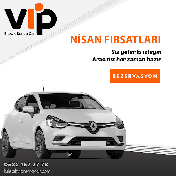 Bilecik VIP Rent A Car - Bilecik Rent A Car, Bilecik Oto Kiralama