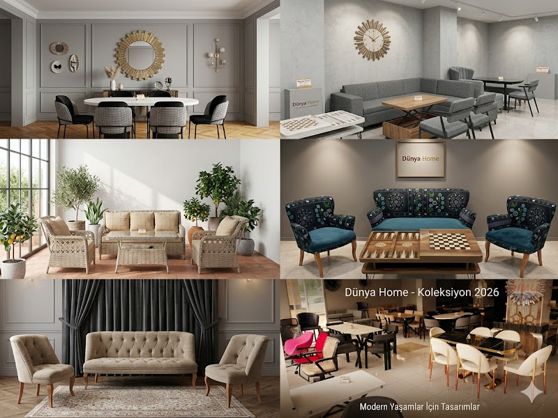 Dünya Home masa sandalye ve bahçe mobilyaları