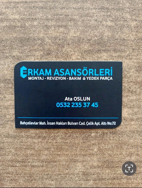 ERKAM ASANSÖRLERİ