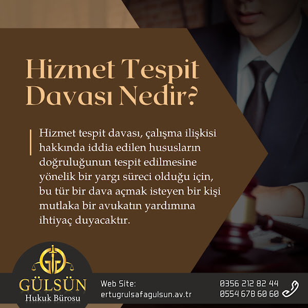 Gülsün Hukuk Bürosu - Av. Ertuğrul Safa GÜLSÜN