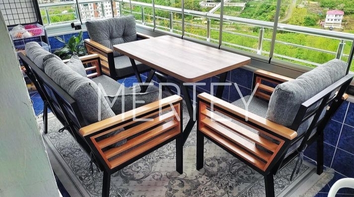 MERTEY GARDEN BALKON MOBİLYALARI MASA SANDALYE