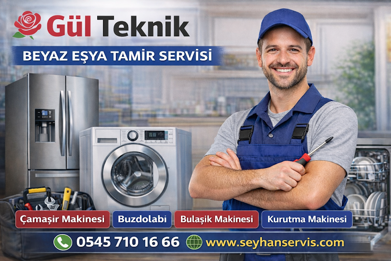 Seyhan Teknik, Beyaz Eşya Tamircisi, Çamaşır Makinesi Buzdolabı, Klima Tamircisi, Beyaz Eşya Servisi, Adana Beyaz Eşya Servis